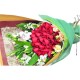 Two Dozen Deep Red Rose Bouquet Valentines Day